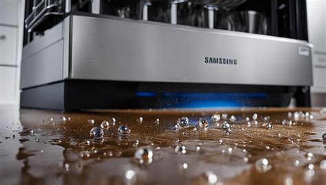 samsung dishwasher door leaking|What can you do when your Samsung dishwasher is leaking